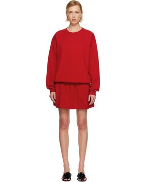 Sandy Liang Kazia Knit Minidress - Red