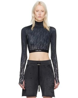 Amiri Burnout Top - Black