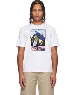 Lanvin Vase Print T-Shirt - Blue