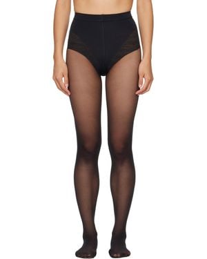 Wolford Tummy 20 Control Top Tights - Blue