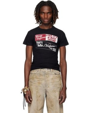 VAQUERA Bumper Sticker T-Shirt - Black