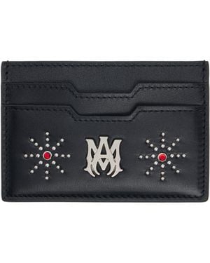Amiri 'Ma' Stud Card Holder - Black