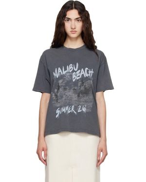 Anine Bing Cade Surfer T-Shirt - Blue