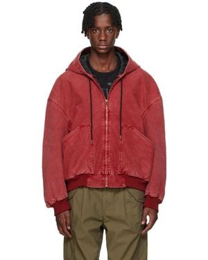 R13 Red Faded Jacket