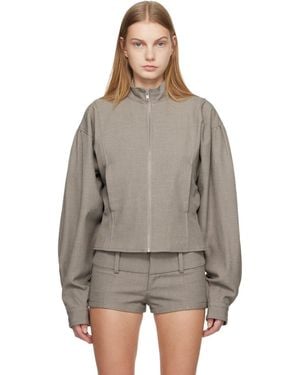 Belle Anna Globo Jacket - Brown
