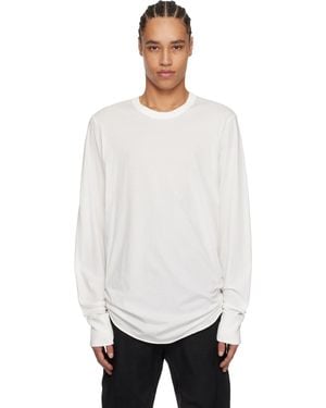 Boris Bidjan Saberi 11 Ls1C T-Shirt - White