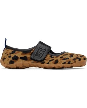 Wales Bonner Mary Jane Flat Trainers - Black