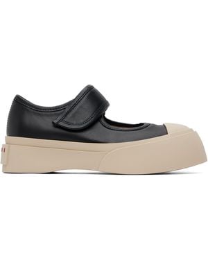 Marni Pablo Mary Jane Loafers - Black