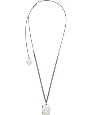 Ann Demeulemeester Apo Memory Photo Holder Necklace - Black
