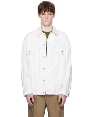 A.P.C. Off- Elvis Denim Jacket - White