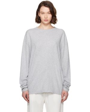 【関税・送料込】The Row Jiselle リネンブレンド 半袖トップス The Row Jiselle リネンブレンド 半袖トップス (The Row/Tシャツ