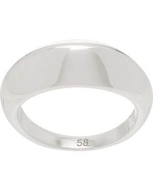 Lemaire Chunky Drop Ring - White