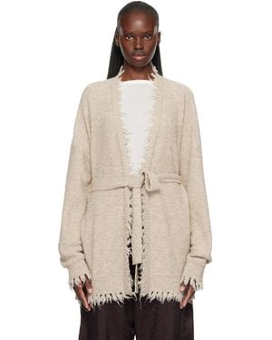 Lauren Manoogian Fray Cardigan - Natural