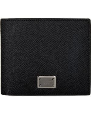 Dolce & Gabbana ブラック Dauphine カーフスキン 財布