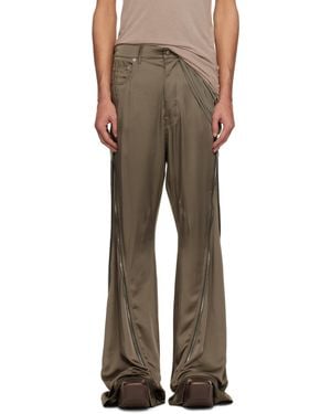 Rick Owens グレー Hollywood Bolan Banana トラウザーズ - マルチカラー