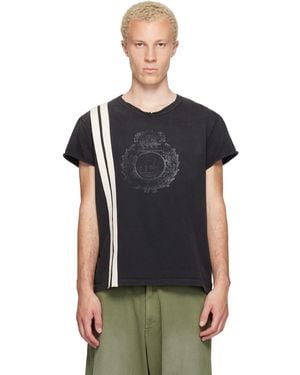 424 Capped Thermal T-Shirt - Black