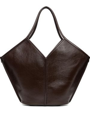 Hereu Calella Distressed Tote - Brown