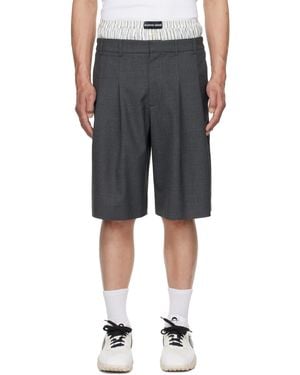 Marine Serre Regenerated Tailoring Shorts - Black