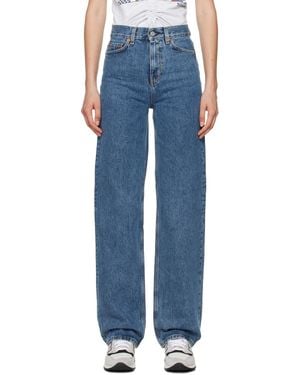 Sporty & Rich Loose-Fit Jeans - Blue