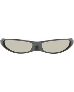 Balenciaga Mirrored Sunglasses - Black