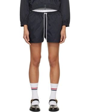 Thom Browne Stripe Drawstring Shorts - Blue