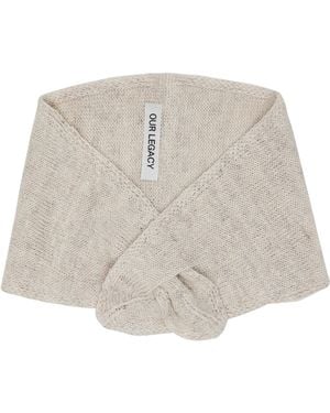 Our Legacy オフホワイト Miniature スカーフ - マルチカラー