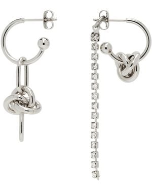 Justine Clenquet Daria Crystal Earrings - White