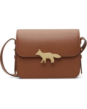 Maison Kitsuné Tan Edie Bag - Black