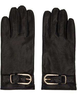 Ernest W. Baker Buckle Gloves - Black