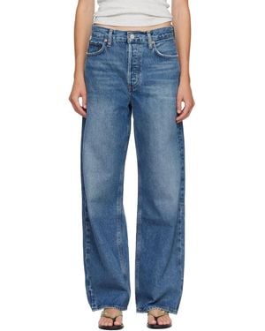 Agolde Low Slung Baggy Jeans - Blue