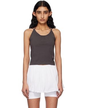 Kijun Double Strap Tank Top - Black