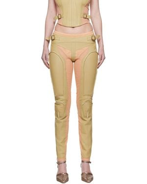 KNWLS Khaki & Gtr Trousers - Multicolour