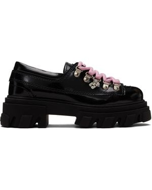 Ganni Cleated Derbys - Black