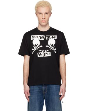 MASTERMIND WORLD T-Shirt À Manches Courtes Flyer Noir
