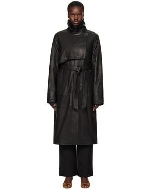 Saks Potts Sarit Leather Coat - Black