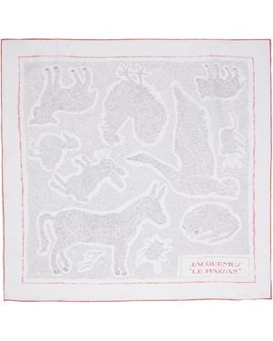 Jacquemus Off- 'Le Paysan' Scarf - White