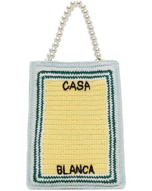 CASABLANCA Mini Crochet Tote - Multicolour