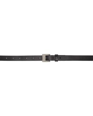 MM6 by Maison Martin Margiela Logo Belt - Black