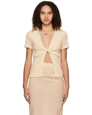Third Form Off- Twist T-Shirt - Orange