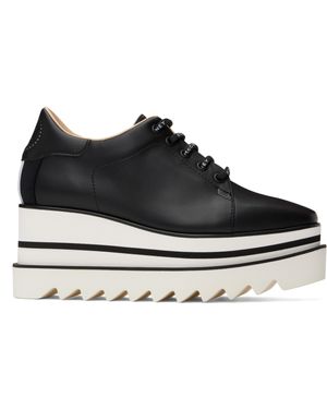 Stella McCartney Baskets Sneak Elyse Noir Et Blanc