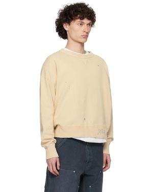 Maison Margiela Graffiti Logo Sweatshirt in Black for Men | Lyst