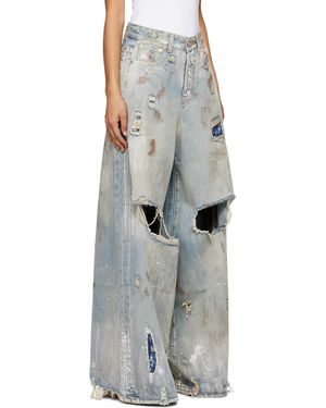 Vetements ブルー Big Shape ジーンズ | Lyst