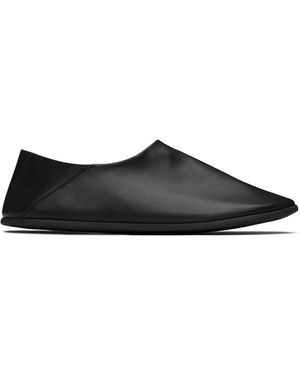 Christen Big Bootie Mule Loafers - Black