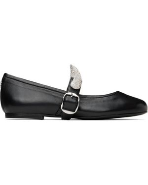 Coperni Ballerines Noires À Appliqués De Corne