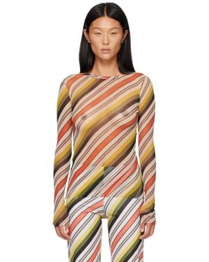 Jean Paul Gaultier 'The Retro Stripe' Top - Multicolour