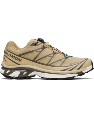 Salomon Tan Xt-6 Gore-tex Trainers - Black
