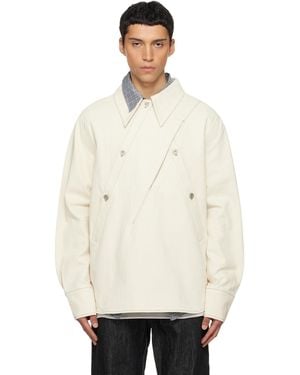 NULLUS Overall Selvedge Denim Shirt - Natural