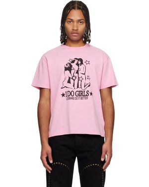 Carne Bollente 'Lesbians Do It Better' T-Shirt - Pink