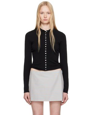 Sandy Liang Cardigan Fiction Noir