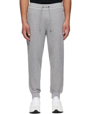 BOSS Stretch Cotton Cuffed Hems Joggers - Multicolour